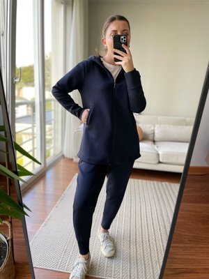 Scuba Cep Detaylı Kapüşonlu Sweat Tunik