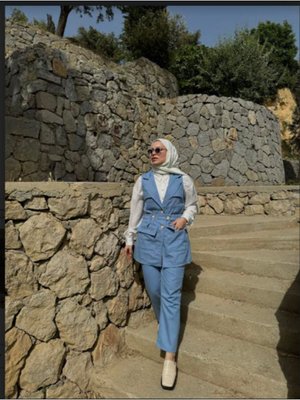 Camelia Yelek Takım Blue