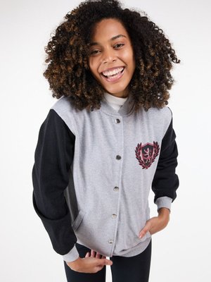 Düz Hakim Yaka Gri Kolej Ceket