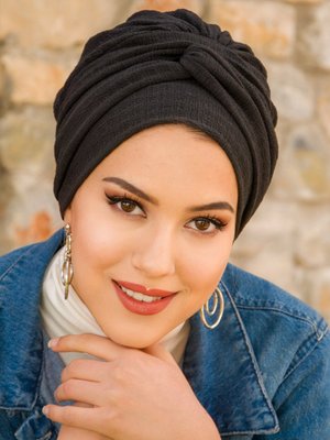 Siyah Hazır Türban