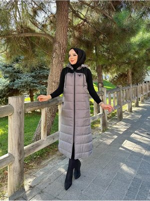 Kışlık Kapitone Şişme Elyaf Dolum Yelek Kışlık Kapitone Şişme Elyaf Dolum Yelek