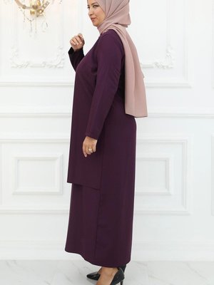 Nisa Abiye Elbise Mürdüm