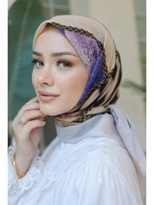 Taş Jayla Desenli Soft Eşarp