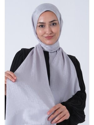 Açık Gümüş Nisa Jakar Şal