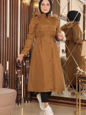 Bağcık Detaylı Mont Taba