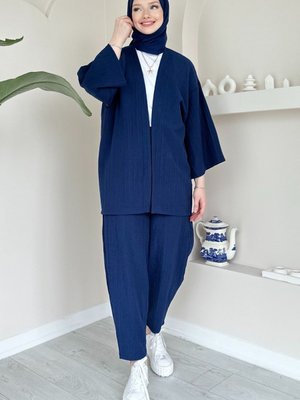 Vania Saks Mavisi Kimono Takım