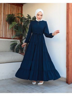 Katlı Büzgülü Ferace Katlı Büzgülü Ferace