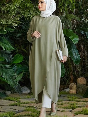 Standart Salaş Tunik Haki Standart Salaş Tunik Haki
