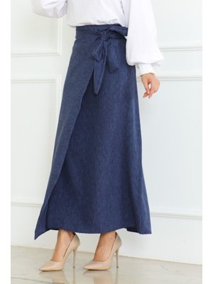 Lacivert Anvelop Keten Etek