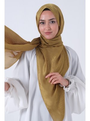 Yağ Yeşili Nisa Jakar Şal