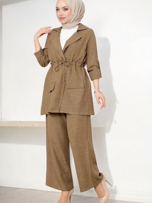 Ceketli Keten Takım