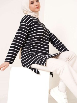 Yazlık Çizgili Rahat Tunik