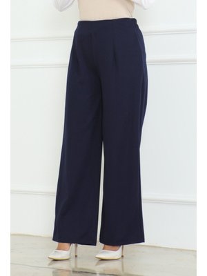 Lacivert Palazzo Scuba Pantolon Lacivert Palazzo Scuba Pantolon