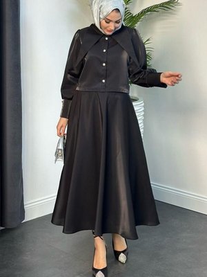 Quince Etekli Takım Siyah