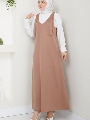 Nehir Örme Jile Elbise Vizon Nehir Örme Jile Elbise Vizon