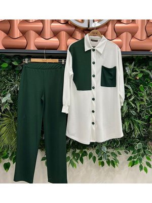 Tek Cepli Gömlek Pantolon Takım Tek Cepli Gömlek Pantolon Takım