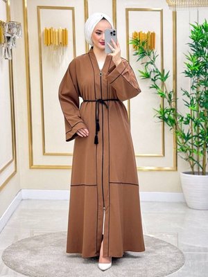 Fermuarlı Abaya