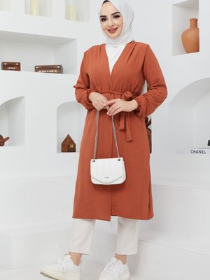 Bel Bağlama Detaylı Ayrobin Kap/kiremit Bel Bağlama Detaylı Ayrobin Kap/kiremit