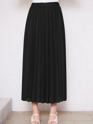 Pliseli Düz Anne Hediye, Uzun Etek, Hediye