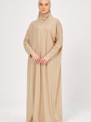 Pratik Yazlık Elbisesi, Terletmeyen Namaz Kıyafeti,dökümlü Ferace