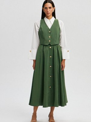 Yelek Etek Kupra Takım