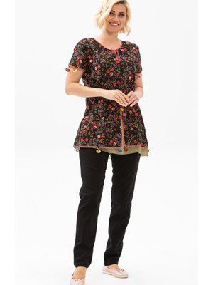 Şile Bezi Cepli Pantolon Siyah Syh