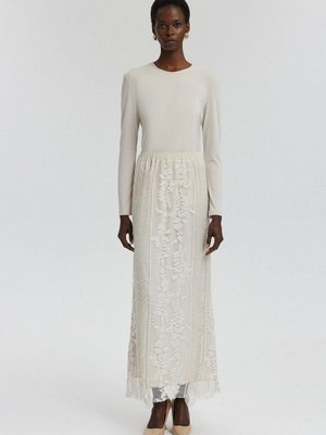 Yüksek Bel Dantel Etek