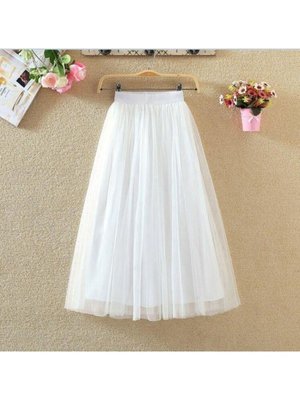 Tül Etek Astarlı Tül Etek Astarlı