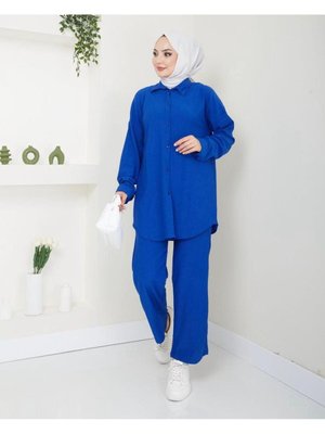 Kadın Gömlekli Takım Bürümcük