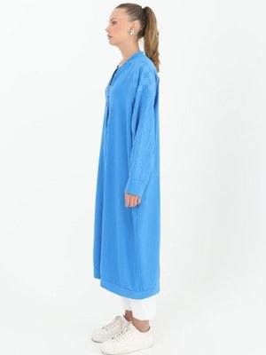 Jakarlı Giyçık Fermuarlı Kap