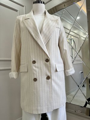 Keten, Astarlı Blezear Ceket Keten, Astarlı Blezear Ceket