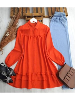 Şahin Pileli Kat Kat Salaş Tunik