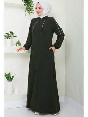 Haki Şeritli Spor Ferace