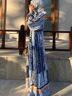 Oversize Yazlık Viskon Elbise