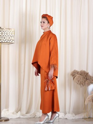 Safir Takım Tesettür Abiye Elbise