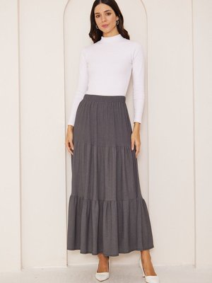 Katlı Bürümcük Kumaş Kat Uzun Etek, Anne Hediye, Sevgili Hediye