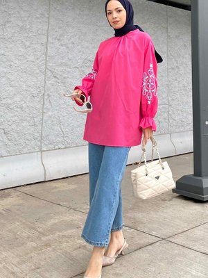 Kol Nakışlı Tunik