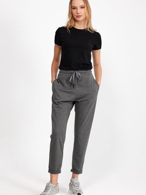 Antrasit Duble Paça Comfort Fit Pantolon Antrasit Duble Paça Comfort Fit Pantolon
