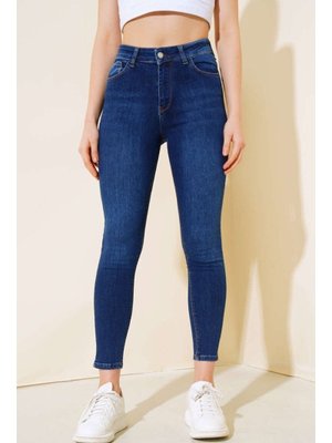 Lacivert Likra Kot Pantolon Lacivert Likra Kot Pantolon