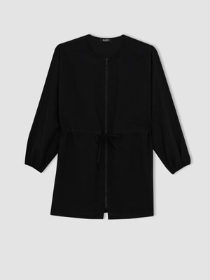 Relax Fit Fermuarlı Uzun Kollu Tunik