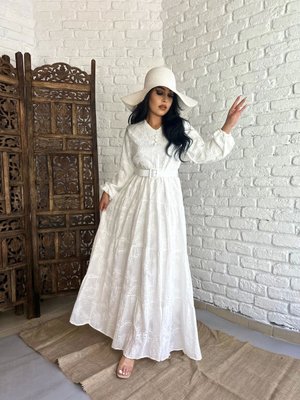 Beli Kemerli Fisto Balon Kol Elbise