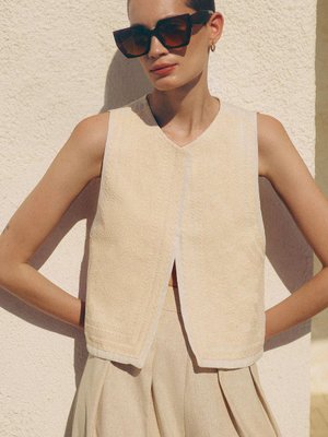 Nakışlı Keten Takım