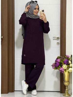 K25 Mürdüm Pantolon Tunik Takım