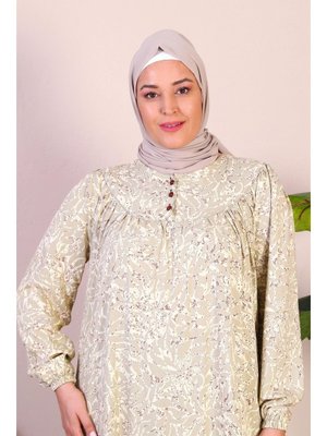 Vizon Uzun Buyuk Beden Anne Elbise Yazlik Tesettur Giyim Vizon Uzun Buyuk Beden Anne Elbise Yazlik Tesettur Giyim