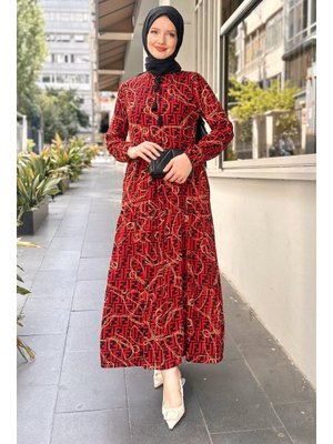 Mela Bordo Elbise
