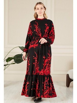 Siyah Kadin Hakim Yaka Buyuk Beden Tesettur Viskon Kumas Pileli Ve Piliseli Elbise Siyah Kadin Hakim Yaka Buyuk Beden Tesettur Viskon Kumas Pileli Ve Piliseli Elbise