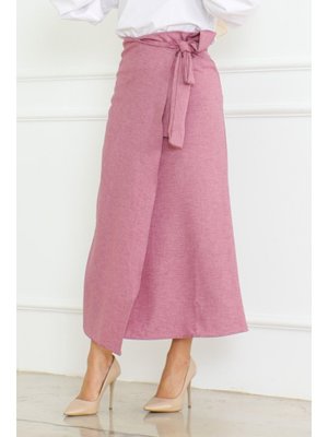 Gül Kurusu Anvelop Keten Etek