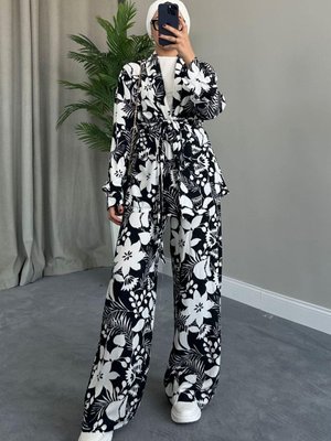 Miraç Viskon Takım Siyah