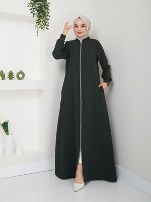 Biyeli Büyük Beden Ferace