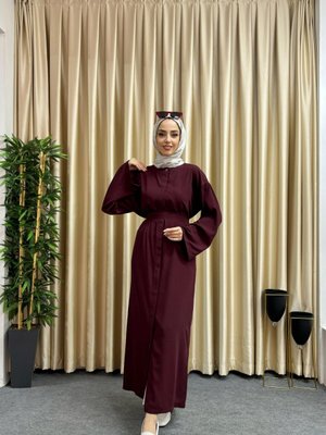 Bordo Yıldız Ferace Bordo Yıldız Ferace